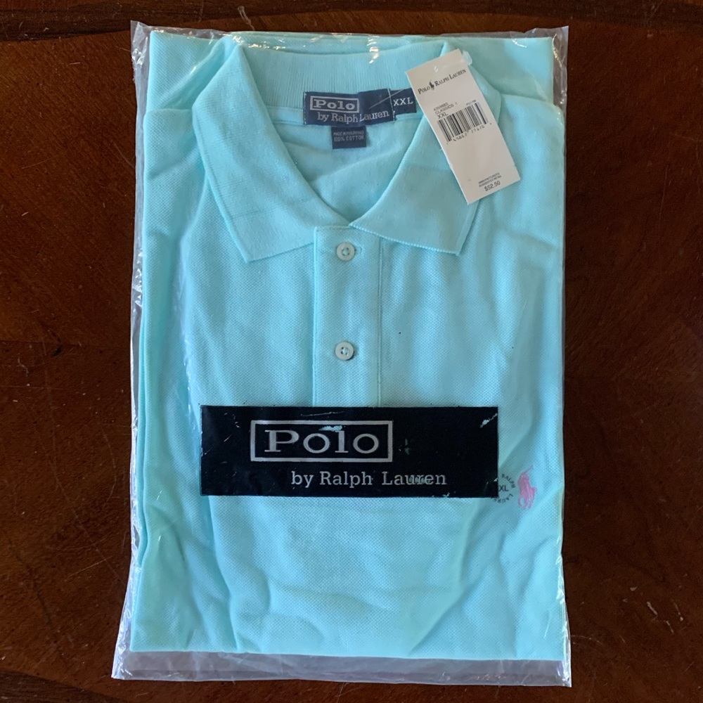 NWT Seafoam Green/Blue Ralph Lauren Polo